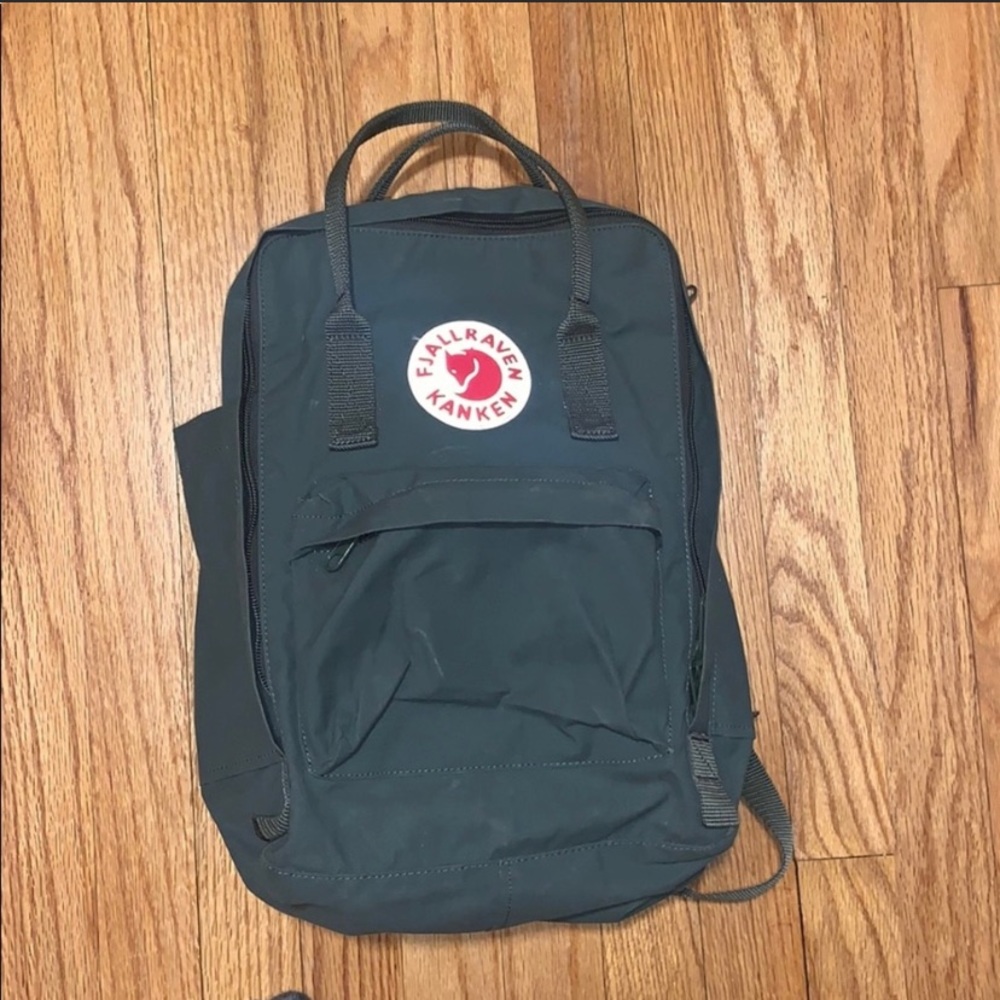 Fjallraven Kanken 13” Laptop Backback Deep Forest